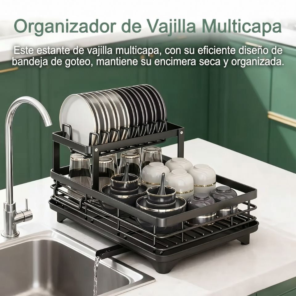 Soporte y Escurrridor de Cubiertos PREMIUM
