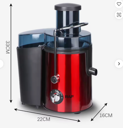 Extractor de Jugo 1000w RAF® - Para Frutas y Verduras