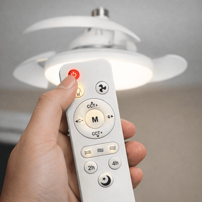 Ventilador de techo tipo foco con LUCES LED - AirLux