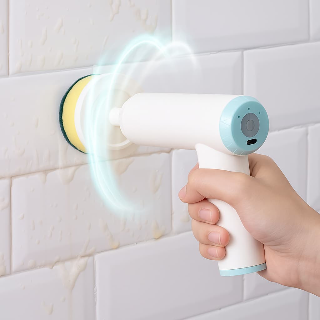 CEPILLO INALAMBRICO DE LIMPIEZA SATE CLEANX® + KIT COMPLETO