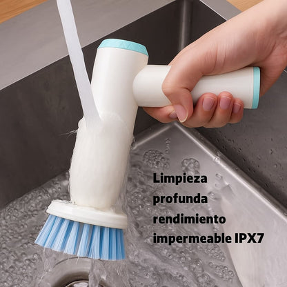 CEPILLO INALAMBRICO DE LIMPIEZA SATE CLEANX® + KIT COMPLETO