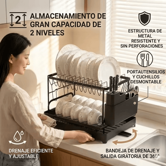 Soporte y Escurrridor de Cubiertos PREMIUM