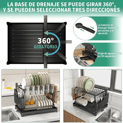 Soporte y Escurrridor de Cubiertos PREMIUM