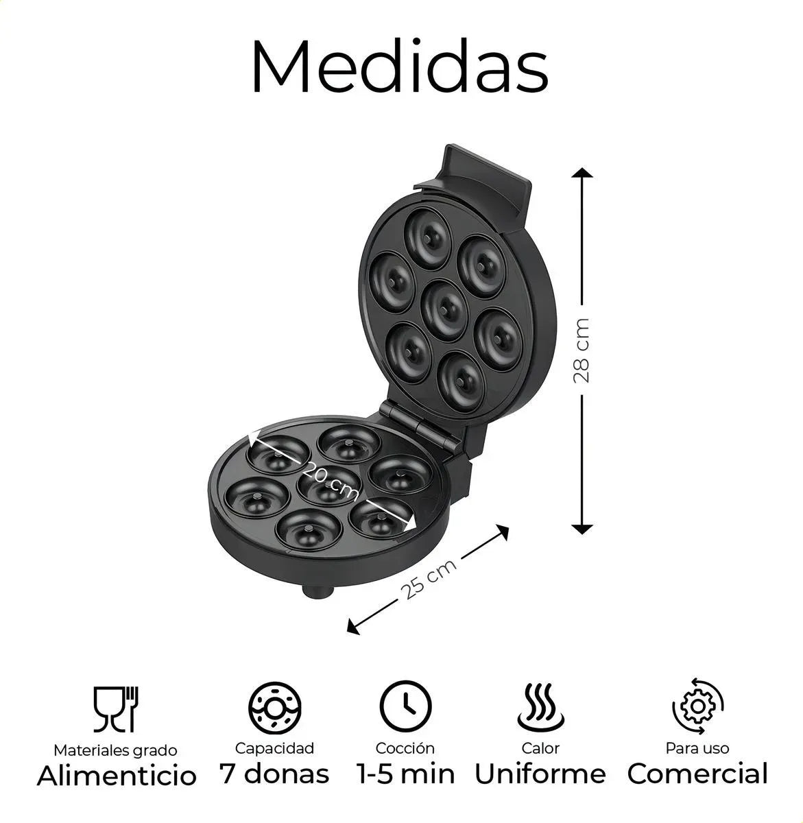DONUT MAKER RAF® - TUS DONAS EN MINUTOS