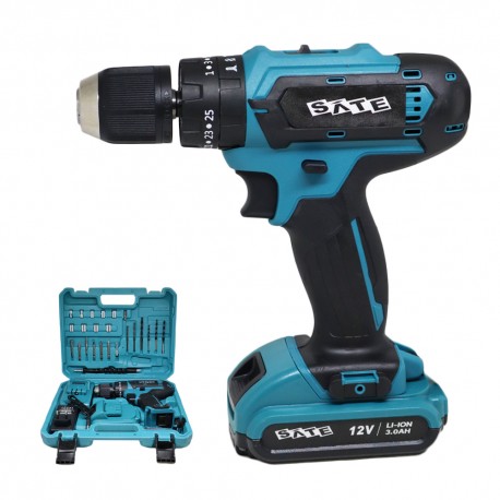 Taladro Inalambrico SATE A-TK841 - KIT COMPLETO